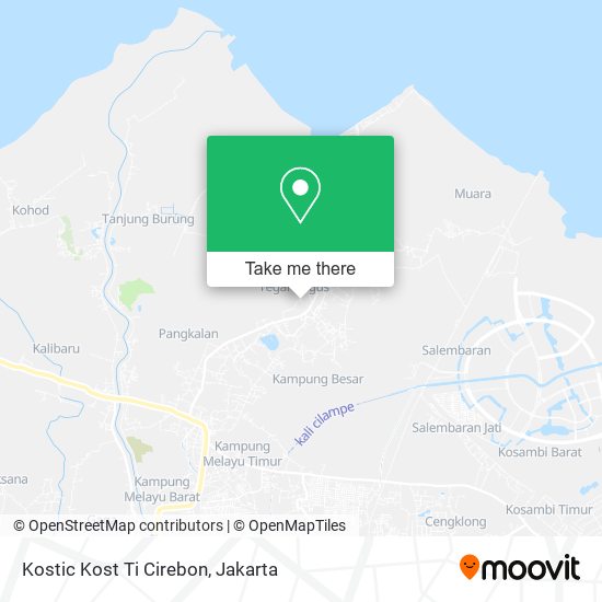Kostic Kost Ti Cirebon map