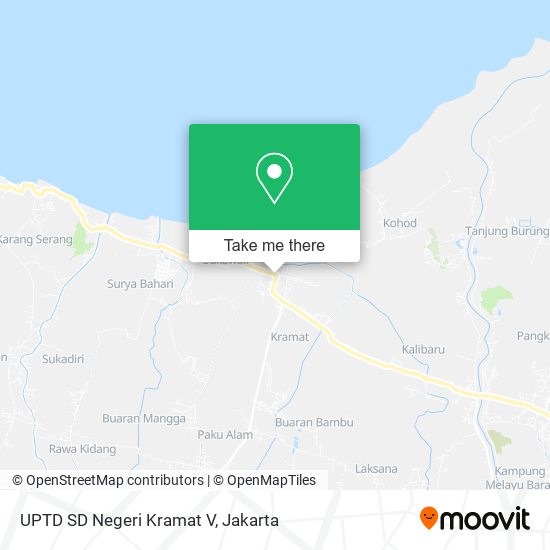 UPTD SD Negeri Kramat V map