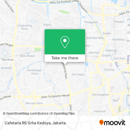Cafetaria RS Grha Kedoya map
