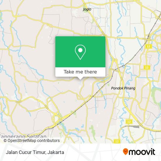 Jalan Cucur Timur map