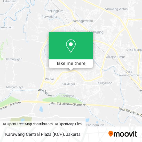 Karawang Central Plaza (KCP) map