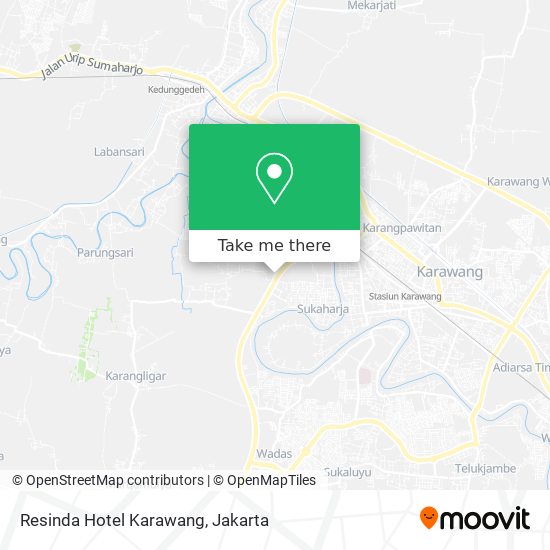 Resinda Hotel Karawang map