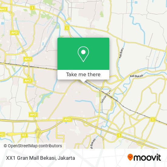 XX1 Gran Mall Bekasi map