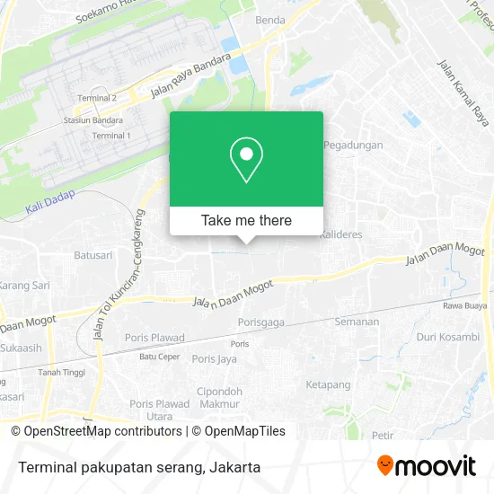 Terminal pakupatan serang map