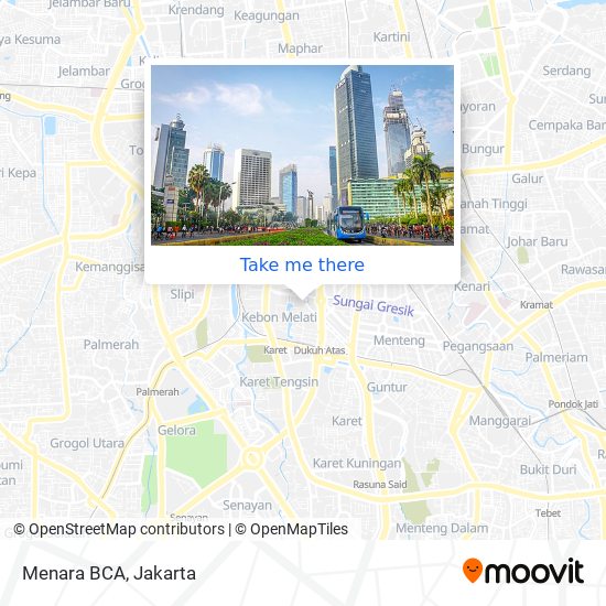 Menara BCA map