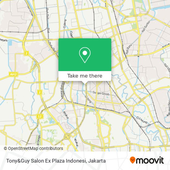 Tony&Guy Salon Ex Plaza Indonesi map