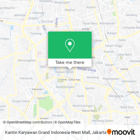 Kantin Karyawan Grand Indonesia-West Mall map