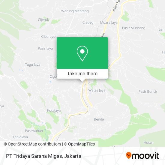 PT Tridaya Sarana Migas map