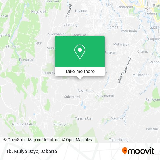 Tb. Mulya Jaya map