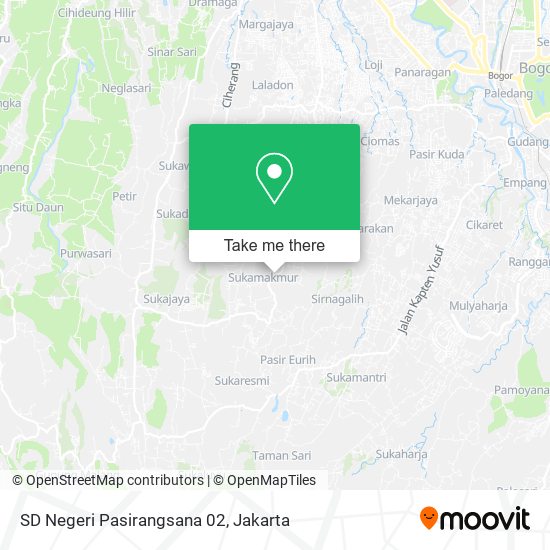 SD Negeri Pasirangsana 02 map