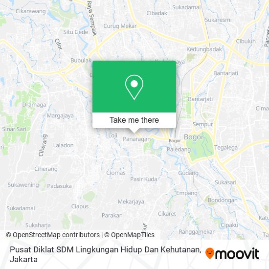 Pusat Diklat SDM Lingkungan Hidup Dan Kehutanan map