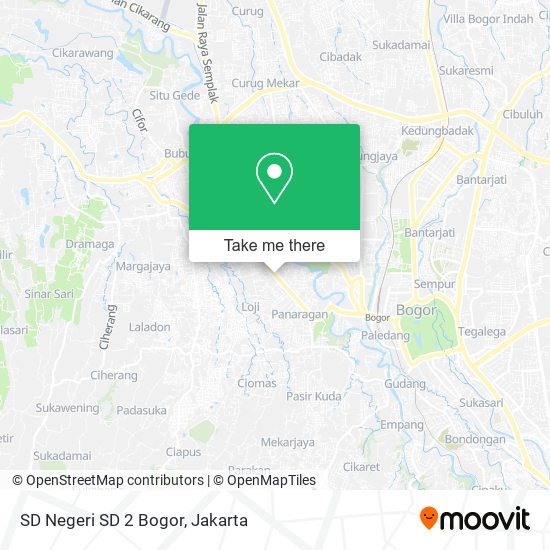 SD Negeri SD 2 Bogor map