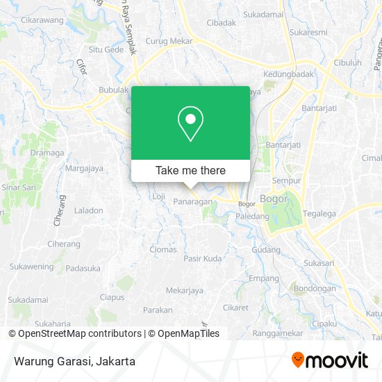 Warung Garasi map