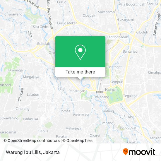 Warung Ibu Lilis map