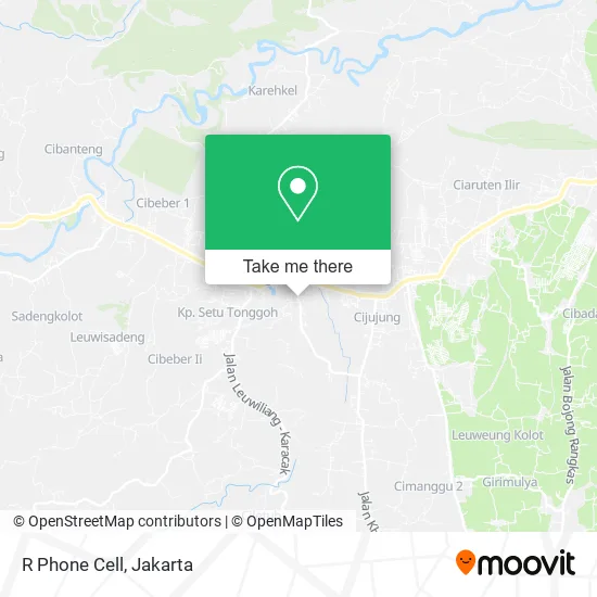 R Phone Cell map