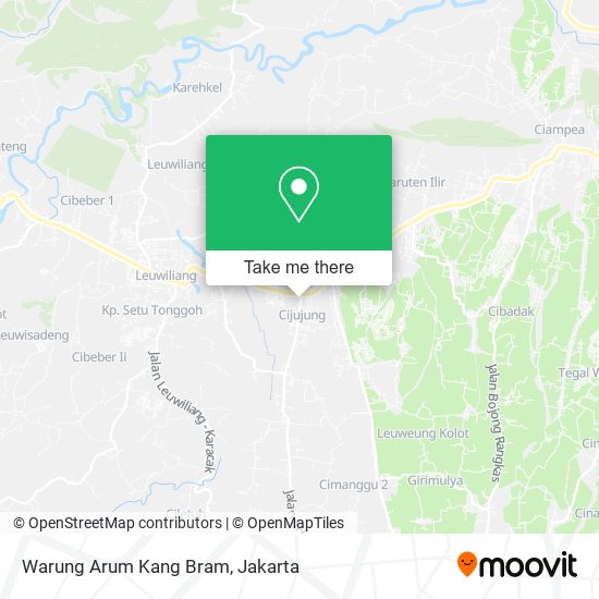 Warung Arum Kang Bram map