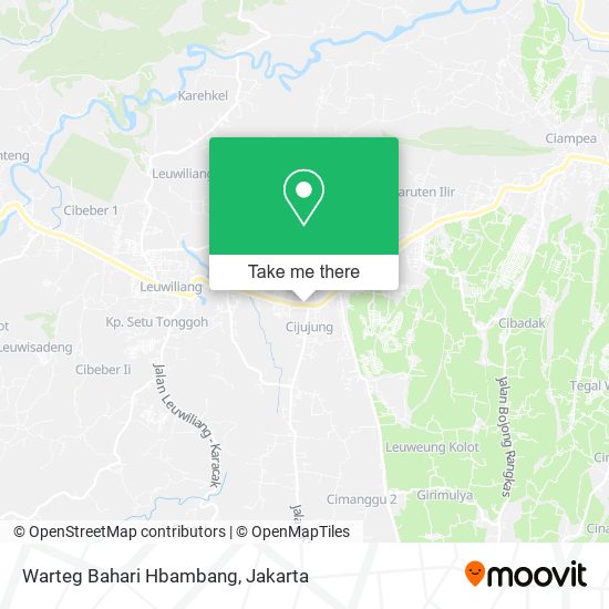 Warteg Bahari Hbambang map