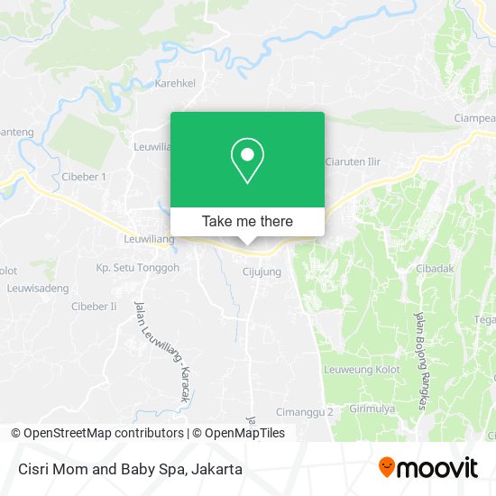 Cisri Mom and Baby Spa map