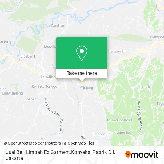 Jual Beli Limbah Ex Garment,Konveksi,Pabrik Dll map