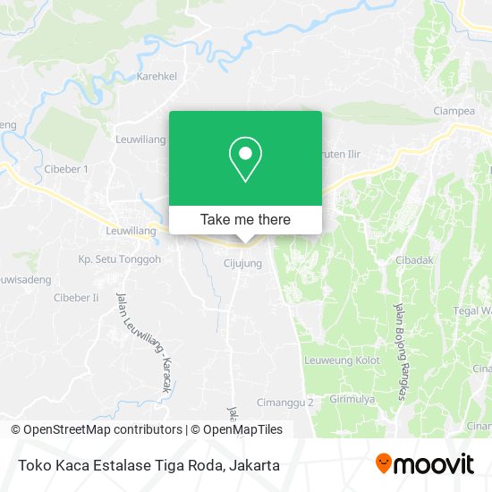 Toko Kaca Estalase Tiga Roda map
