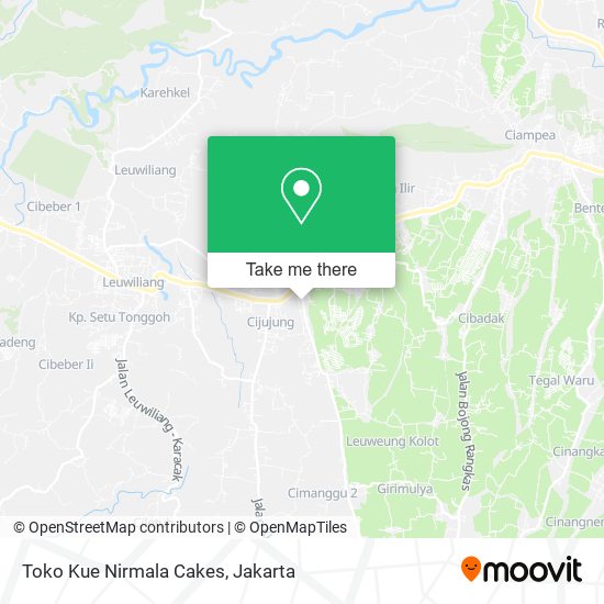 Toko Kue Nirmala Cakes map