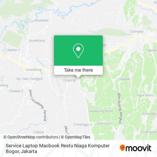 Service Laptop Macbook Restu Niaga Komputer Bogor map