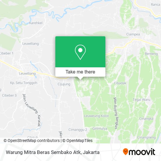 Warung Mitra Beras Sembako Atk map