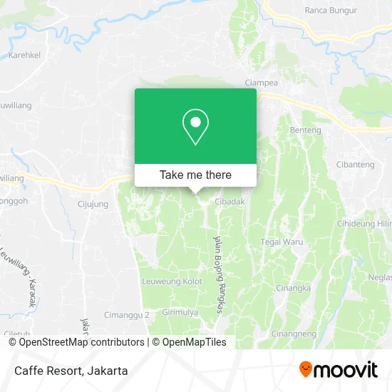 Caffe Resort map