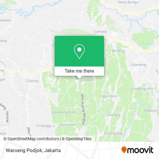 Waroeng Podjok map