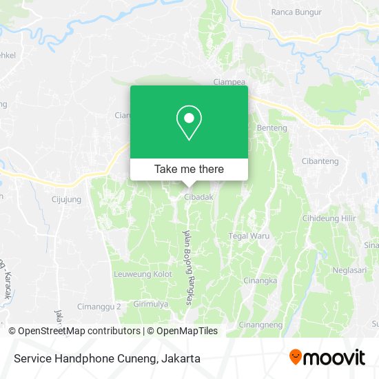 Service Handphone Cuneng map