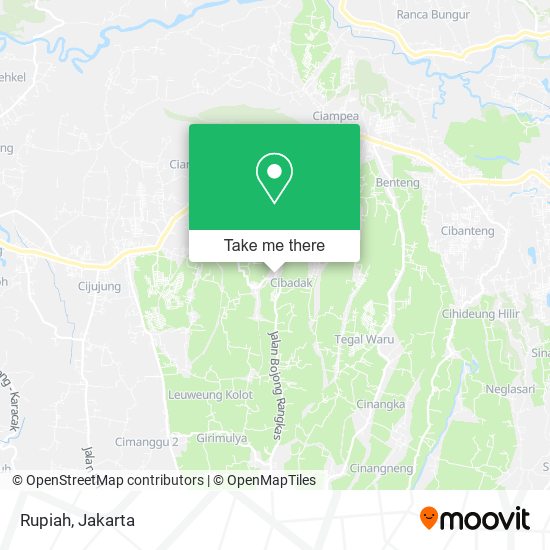 Rupiah map