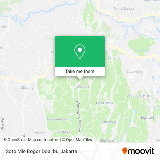 Soto Mie Bogor Doa Ibu map