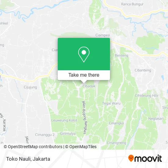 Toko Nauli map