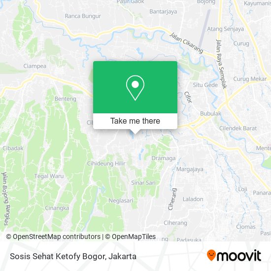 Sosis Sehat Ketofy Bogor map
