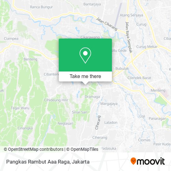 Pangkas Rambut Aaa Raga map