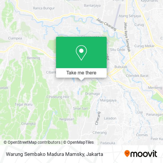 Warung Sembako Madura Mamsky map