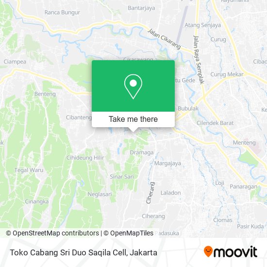 Toko Cabang Sri Duo Saqila Cell map