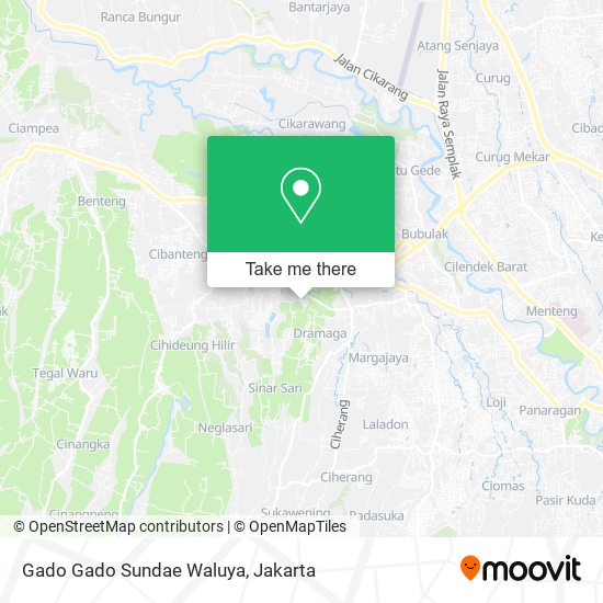 Gado Gado Sundae Waluya map