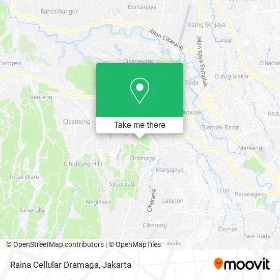Raina Cellular Dramaga map