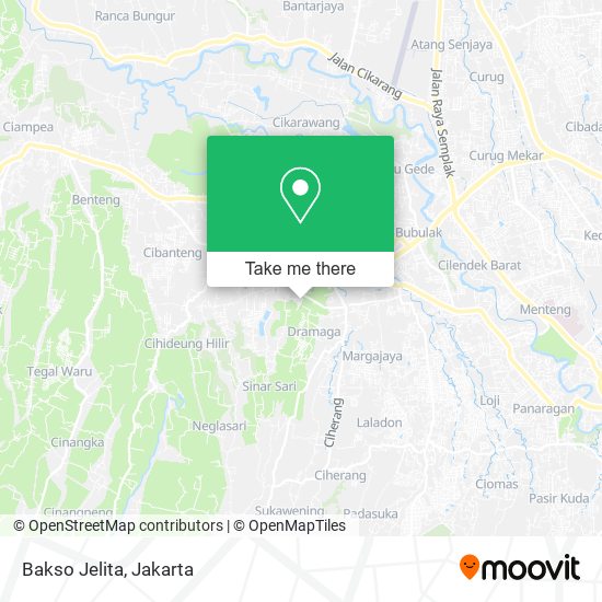 Bakso Jelita map