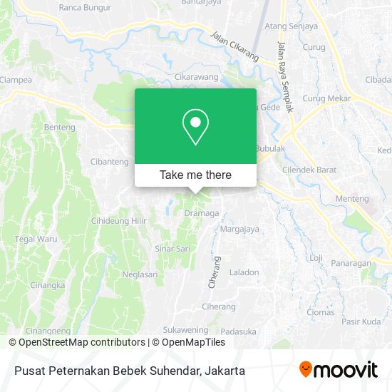 Pusat Peternakan Bebek Suhendar map