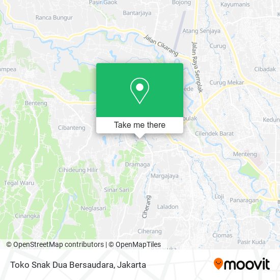 Toko Snak Dua Bersaudara map