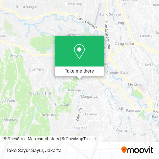 Toko Sayur Sayur map