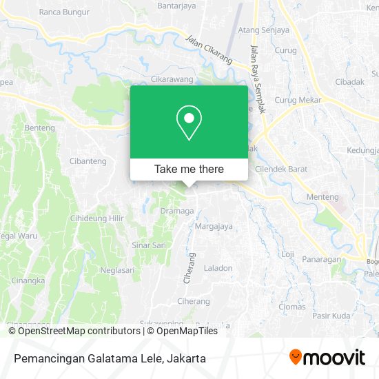 Pemancingan Galatama Lele map