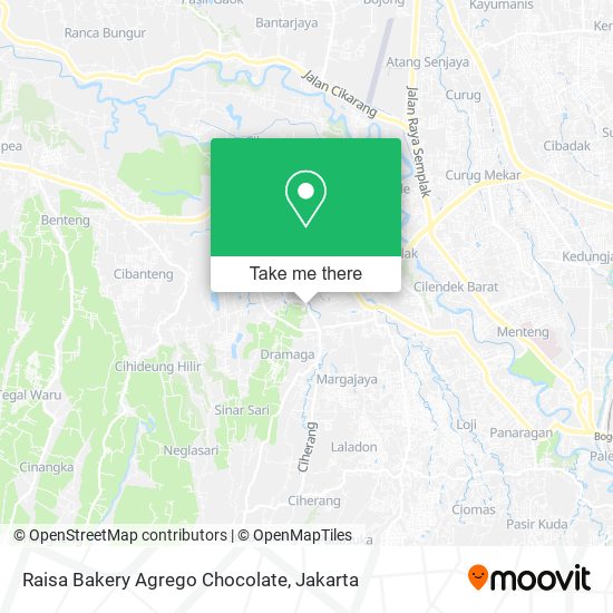 Raisa Bakery Agrego Chocolate map