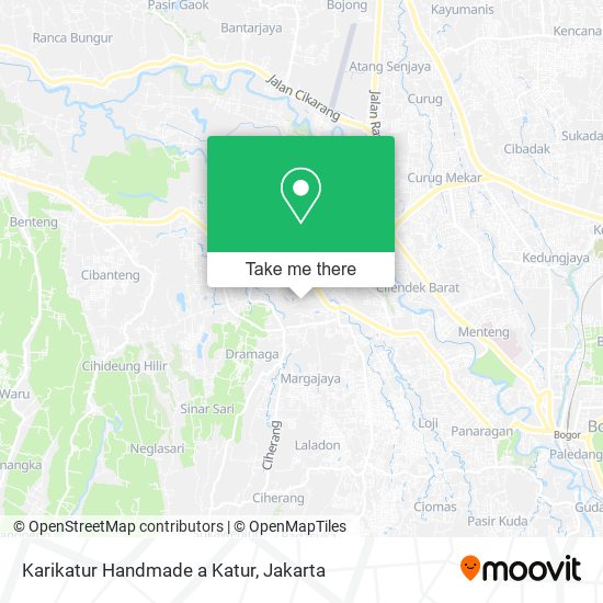 Karikatur Handmade a Katur map