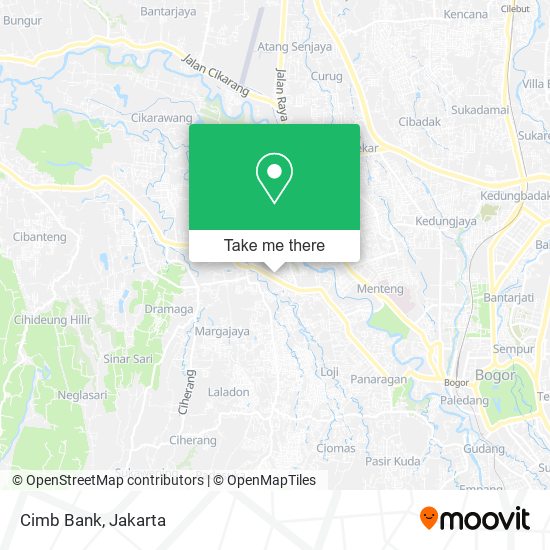 Cimb Bank map