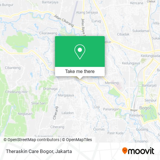 Theraskin Care Bogor map