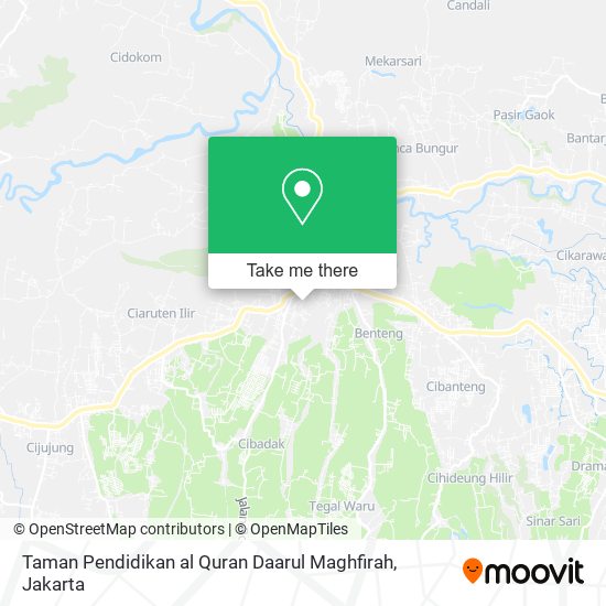 Taman Pendidikan al Quran Daarul Maghfirah map