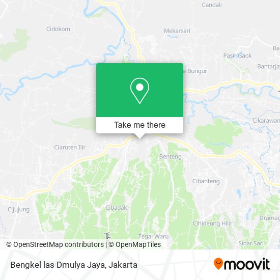 Bengkel las Dmulya Jaya map